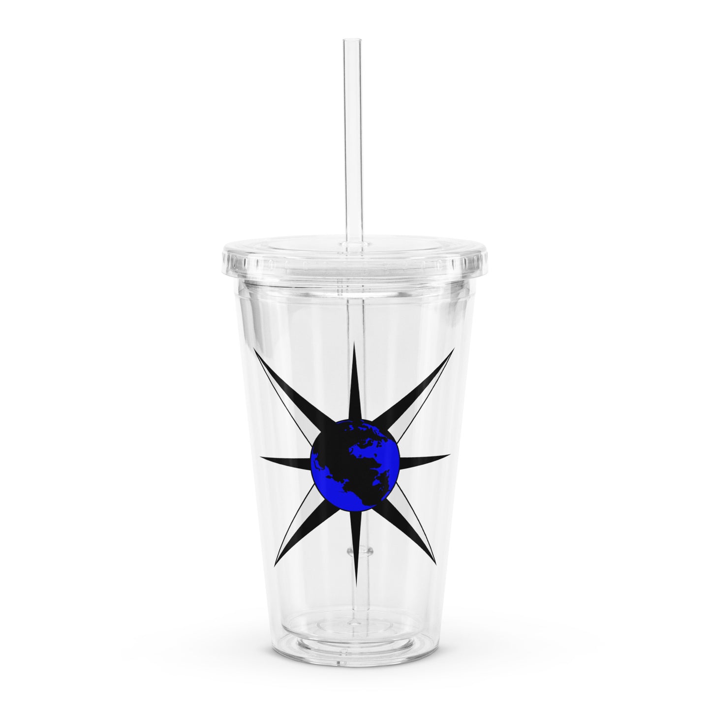 Clear tumbler